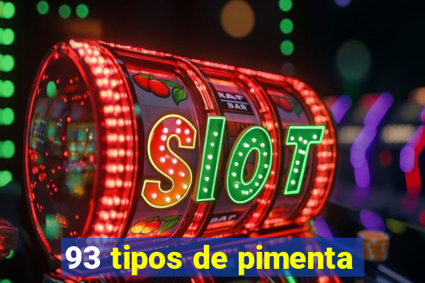 93 tipos de pimenta